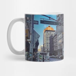 Leonard Street Broadway Tribeca Manhattan NYC Mug